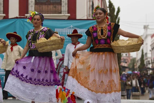 San Cristobal Las Casas Mexico Apr 2019 Different Dancers Performing — Φωτογραφία Αρχείου