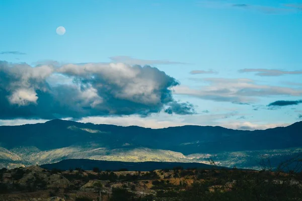 Las Nubes Sobre Las Colinas Desierto Tatacoa Colombia — Foto de Stock