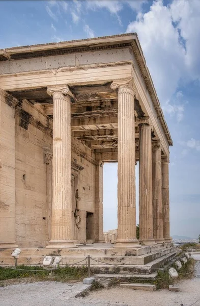 Ruines Grecques Antiques Acropole Athènes Grèce — Photo