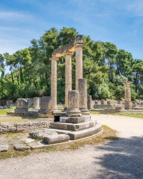 Starověké Řecké Zříceniny Olympii Místo Původních Olympijských Her — Stock fotografie