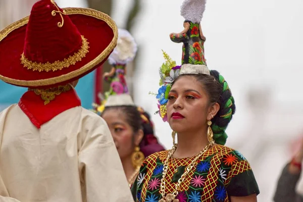 San Cristobal Las Casas Mexico Apr 2019 Different Dancers Performing — Φωτογραφία Αρχείου