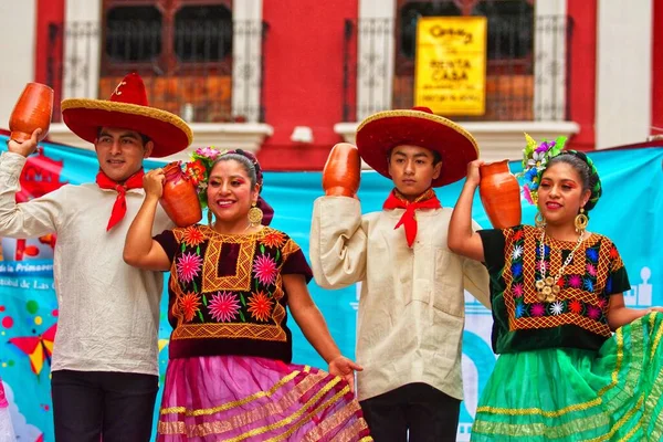 San Cristobal Las Casas Mexico Apr 2019 Different Dancers Performing — 图库照片