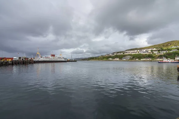 Port Mallaig Avec Ferry Pour Skye Island Mallaig Écosse Angleterre — Photo