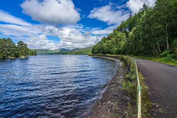 Vista Loch Katrine Trossachs Stirlingshire Escócia — Fotografia de Stock