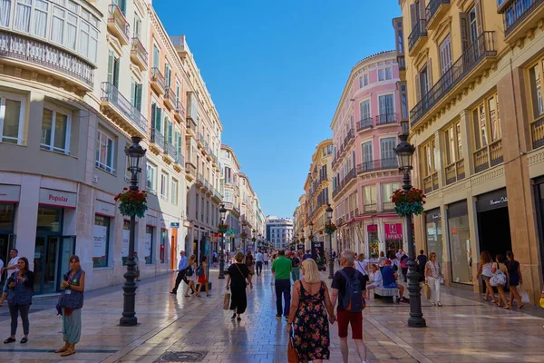 Malaga Spain Haziran 2019 Malaga Yerel Halk Turistlerin Muhteşem Mimari — Stok fotoğraf