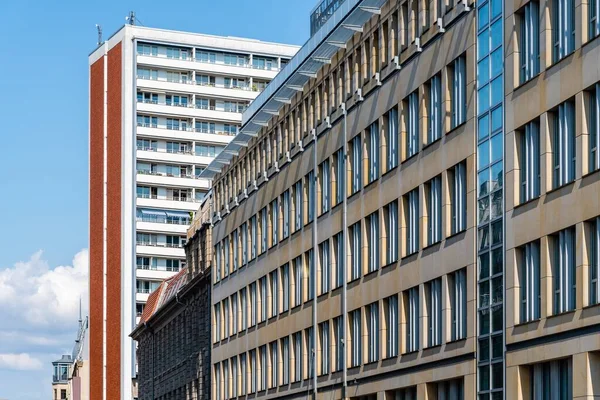 Ein Moderner Architektonischer Entwurf Eines Riesigen Gebäudes Berlin Deutschland — Stockfoto
