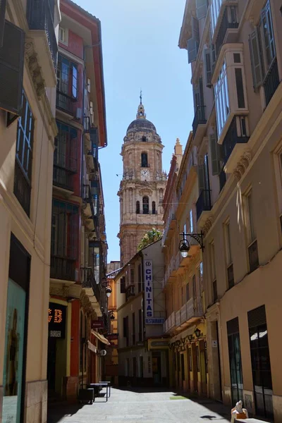 Malaga Spain Jun 2019 Catedral Encarnacin Mlaga View Side Streets — 스톡 사진