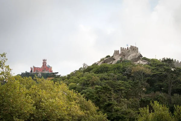 Arka Planda Bulutlu Bir Gökyüzü Olan Portekiz Deki Sintra Cascais — Stok fotoğraf