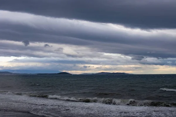 Breathtaking View Sea Clouds Sunrise — Stock Photo, Image