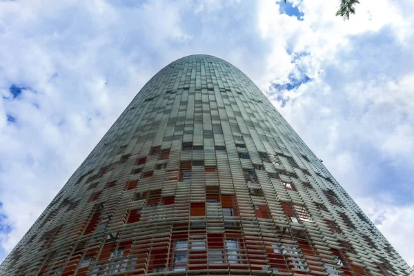 Ein Flacher Blick Auf Das Design Museum Von Barcelona Unter — Stockfoto