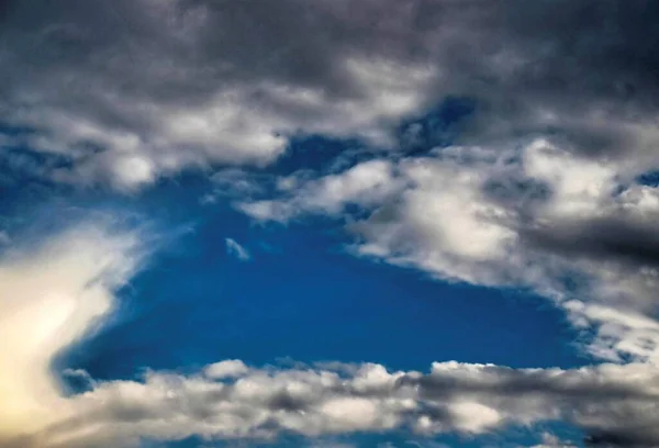 Nuvens Escuras Céu Perfeito Para Papel Parede — Fotografia de Stock