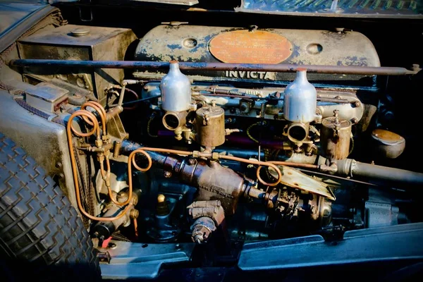 Invicta Típus Meadows Motor Eredeti Állapotban — Stock Fotó