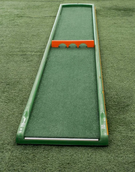 Tiro Verticale Piccolo Campo Golf — Foto Stock