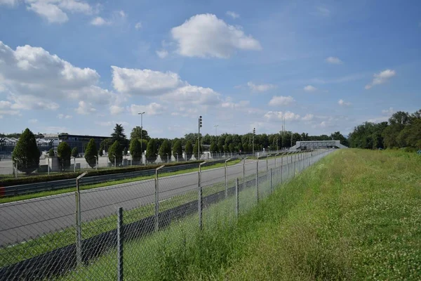 Estrada Circuito Monza Pista Corrida Carro Itália — Fotografia de Stock