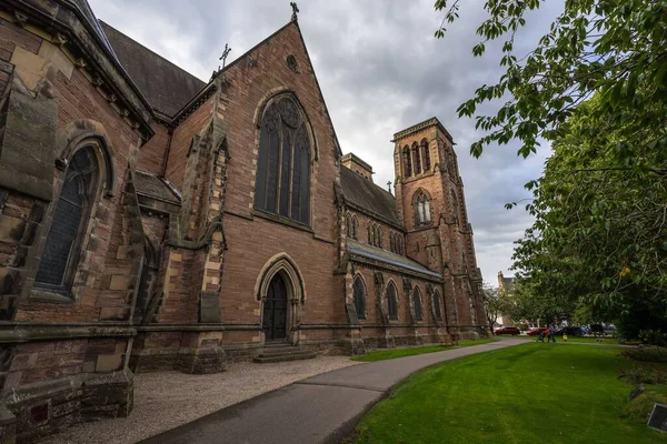 Eine Schöne Aufnahme Der Berühmten Historischen Andrew Cathedral Inverness Schottland — Stockfoto