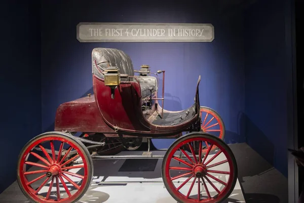 Viejo Coche Época Estacionado Museo Para Vehículos Antiguos — Foto de Stock