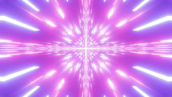 Космічний Фон Рожевих Неонових Лазерних Вогнів Ідеально Підходить Цифрових Шпалер — стокове фото