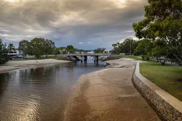 Shot Mooloolaba River Australian Suburbs — Stock Photo, Image