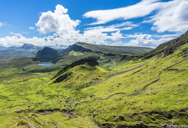 Paesaggio Del Quiraing Isola Skye Scozia — Foto Stock