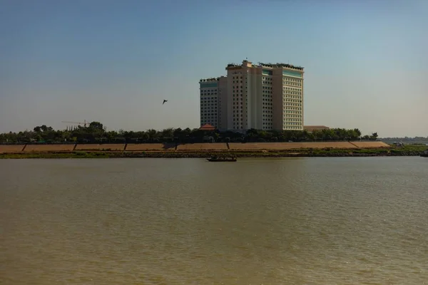 Hotel Sokha Phnom Penh Konci Poloostrova Kde Řeka Tonle Sap — Stock fotografie