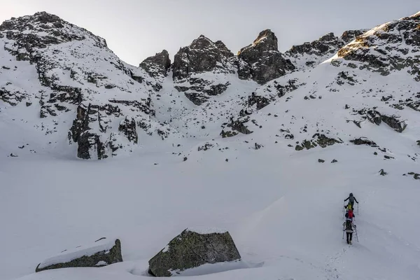 Les Sommets Enneigés Kupens Dans Parc National Montagne Rila Région — Photo