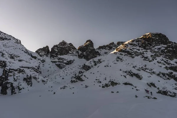 Die Schneebedeckten Kupens Gipfel Rila Nationalpark Region Maljovitsa Bulgarien — Stockfoto