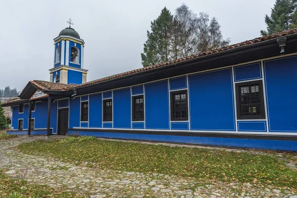 Malá Modrá Historická Kaple Koprivshtitsa Bulharsko — Stock fotografie