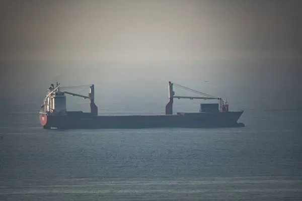 Ship Sea Foggy Weather — Stock Photo, Image