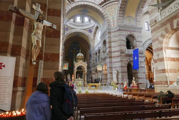 Marseille Frankrijk Nov 2019 Cathdrale Major Kathedraal Van Saint Mary — Stockfoto