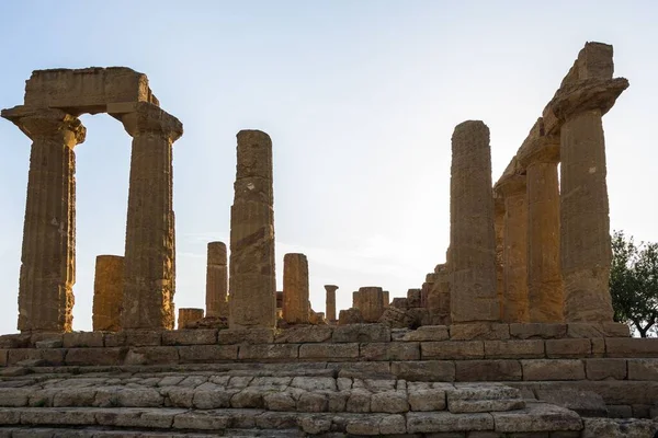 Vallei Van Tempels Unesco World Heritage Site Agrigento Sicilië Italië — Stockfoto