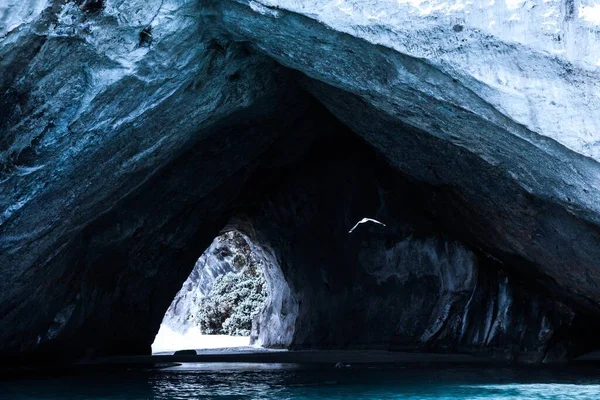 Una Hermosa Toma Una Cueva Marina — Foto de Stock
