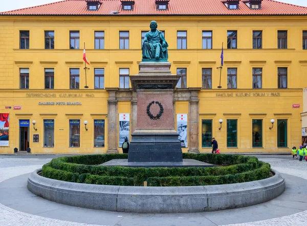 Prag Czech Cumhuriyet Kasım 2019 Prag Josef Jungmann Heykeli — Stok fotoğraf