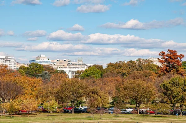 Washington Vereinigte Staaten Oktober 2019 Attraktiver Himmel Und Braune Herbstfarben — Stockfoto