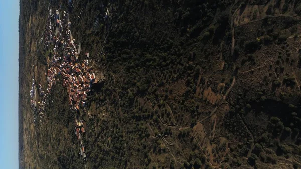 Eine Hochauflösende Aufnahme Einer Wunderschönen Grünen Landschaft Arribes Duero Salamanca — Stockfoto