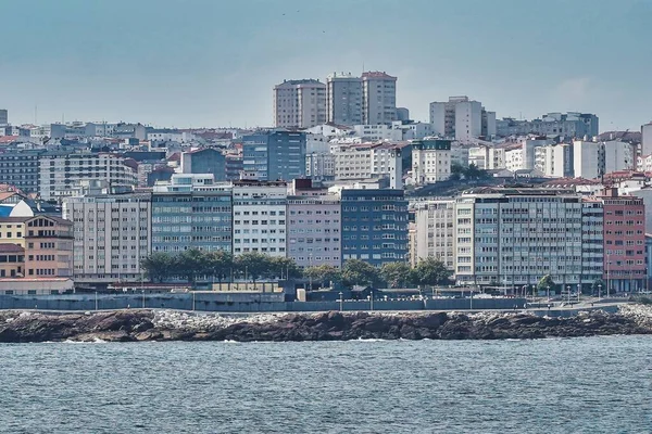 Vista Panorámica Los Edificios Coruña Galicia España —  Fotos de Stock