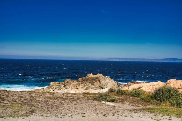 Las Rocas Cuerpo Del Mar Coruña Galicia España — Foto de Stock