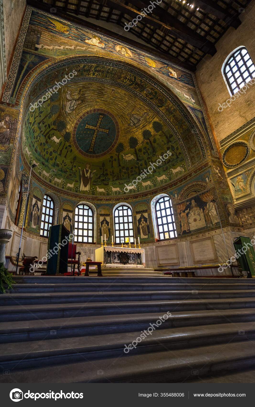 Saint Apollinaris Amid Sheep