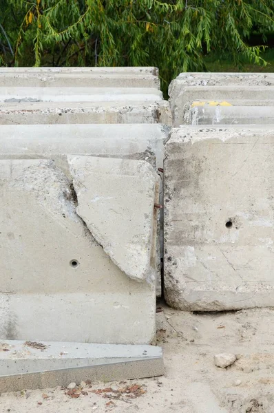 Zbliżenie Ujęcie Białego Kamienia Budować Bloki — Zdjęcie stockowe