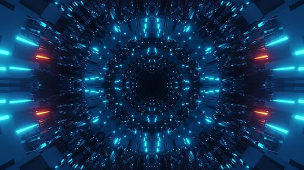 Uno Sfondo Cosmico Con Luci Laser Rosse Blu Colorate Perfetto — Foto Stock