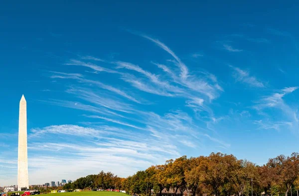 Washington Estados Unidos Out 2019 Amplo Panorama Lindo Céu Azul — Fotografia de Stock