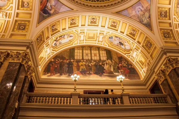 Praag Tsjechië Nov 2019 Het Plafond Van Het Nationaal Museum — Stockfoto