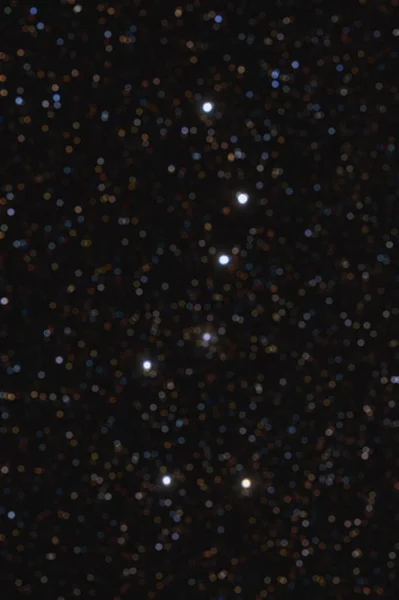 Eine Verschwommene Aufnahme Des Großen Wagens Sternbild Ursa Major Einem — Stockfoto