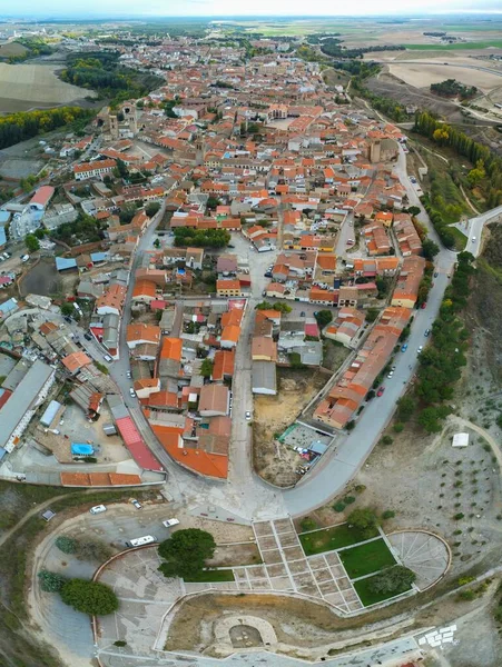 Vue Aérienne Bâtiments Dans Arevalo Espagne — Photo