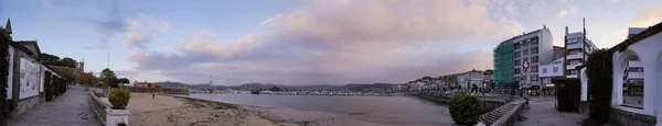 Vista Panorâmica Cidade Baiona Espanha — Fotografia de Stock