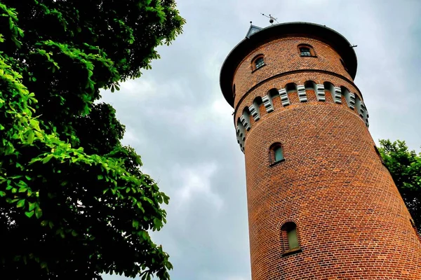 Low Angle Shot Lighthouse Kolobrzeg Poland — Stock Photo, Image