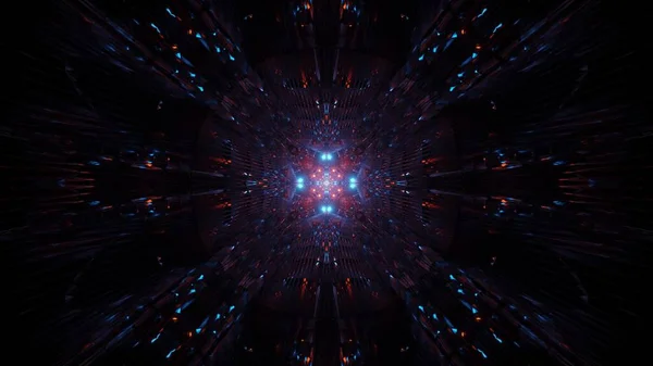 Ein Kosmischer Hintergrund Mit Bunten Laserlichtern Eine Perfekte Illustration Für — Stockfoto