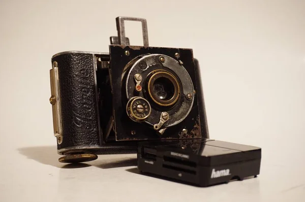 Bucuresti Roemenië Mrt 2020 Oude Vintage Fotocamera Lens Museum Collectie — Stockfoto