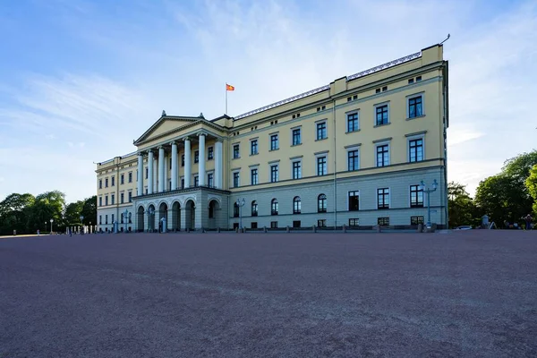 Palazzo Reale Oslo Residenza Ufficiale Del Norvegia — Foto Stock