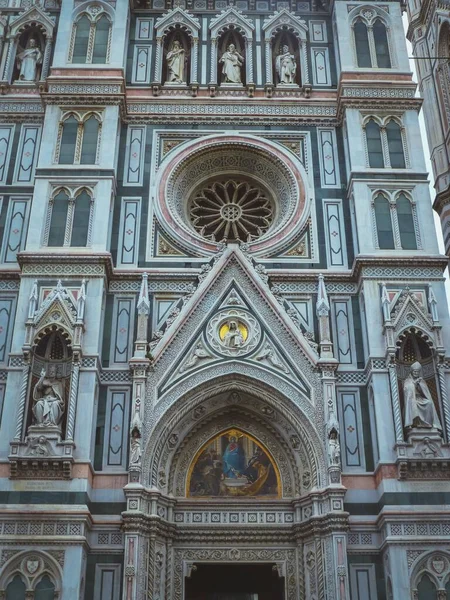 Uma Foto Vertical Catedral Florença Itália — Fotografia de Stock