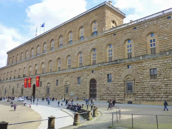 Een Prachtig Shot Van Palazzo Pitti Florence Italië Onder Een — Stockfoto